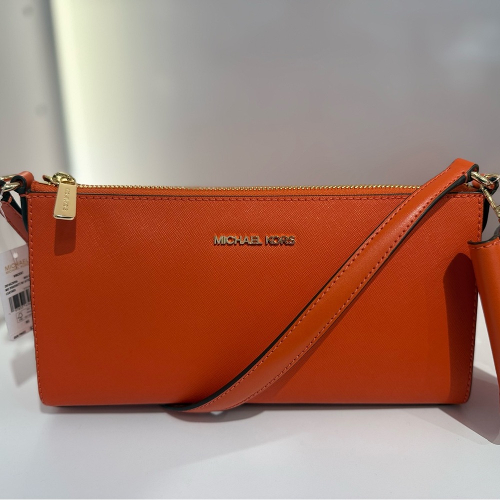 Michael Kors Orange Crossbody Bag